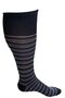 Italian Mercerized Men's 2-Piece Knee-Length Striped 200 Needle Thin Fabric Special Boxed - 4