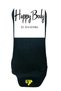 Organic Children's 2-Piece Short Booties Embroidered Non-Squeezing Rubber - 2