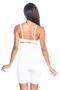 Women's White High Waist Corset 2077 - 3