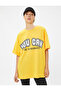 Oversize Sports T-Shirt Slogan Printed - 3