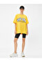 Oversize Sports T-Shirt Slogan Printed - 2