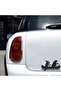 Canoe Car Sticker 18x10 Cm Black - 2