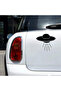 Black Ufo Car Sticker - 15X13 cm - 2