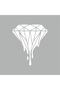 Diamond Car Sticker 17x19 Cm White