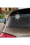 Compass Car Sticker 17x17 Cm White - 2