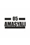05 Amasyalı Car Sticker 14x8 Cm Black
