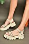 P973000409 Skin Thick Soled Sandals - 2