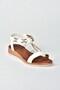 White Stone Detailed Daily Women's Sandals M258312209 - 6