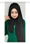 شال أسود جاهز برباط أسود - 2