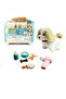 Walking Cute Puppy Puppy Toy with Carry Bag Puppy Set with Accessories - Caged Plush 16cm