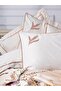 Double Elite Satin Duvet Cover Set Bouquet Ecru - 2