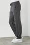 Men's Black-anthracite 2-Piece Sweatpants Zipper Pocket Embroidery Detailed Straight Leg Comfortable Cut - 3