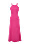 Fuchsia Back Tie Woven Evening Dress Night Graduation Dress Tprss24El00077 - 8