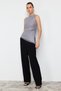 Blouses - Gray - Slim - 4