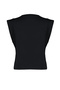 Siyah %100 Pamuk Slogan Baskılı Regular/Normal Kalıp Bisiklet Yaka Örme T-Shirt TWOSS24TS00020 - 8