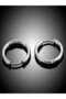 316l Stainless Tarnish Resistant Surgical Steel 10mm Unisex Hoop Earring (SILVER COLOR) - 3