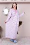 Mother's Hospital Nightgown Long Prayer Dress Down to the Ankle 140 cm Plus Size Comfortable Fit - 5