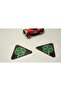 Dk Tuning Clover Logo Side Mudguard 3m 3d Chrome Metal Logo Emblem Set - 2