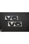 Dk Tuning V6 3m 3d Fender Side Metal Text Logo - 3