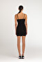 Soft Touch Rope Strap Mini Dress Black - 5