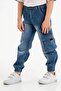 Boy's Jogger Cargo Pocket Jeans Trousers - 2