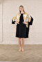 women's short sleeve midi length tunic dress - 3