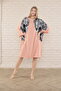 women's short sleeve midi length tunic dress - 7