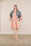 women's short sleeve midi length tunic dress