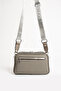 Women's Black 5 Compartment Shoulder and Crossbody Bag - 7