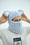 GRİ KİTTY BALAKLAVA BERE
