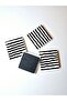 Coasters - Coasters - Handmade Stone Coasters - Set of 4 Black Striped - Stone Coasters - 3