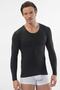 Men's 2-Piece Black Soft Winter Thin And Warm Thermal Long Sleeve Top 170 - 2