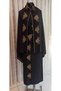 Medina Silk Embroidered Tied Prayer Dress+Shawl, Silk Morning Gowns, Dowry Prayer Dress & Morning Gowns - 4