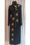 Medina Silk Embroidered Tied Prayer Dress+Shawl, Silk Morning Gowns, Dowry Prayer Dress & Morning Gowns