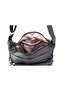 Women's Multi-Compartment Washed Leather Crossbody Bag - 4
