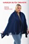 Polar Shawl Indigo Blue