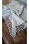 Laced velvet fiskos tablecloth dowry cover 95cm*95cm - 3