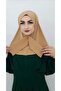 وشاح حجاب بونيه ذهبي - 3
