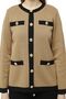 GOLD BUTTON DETAIL STEEL KNITTED WOOL Knitwear Cardigan - 2