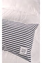 70X50 cm Pillow & Clothing Organizer Bag Navy Blue Striped - 3