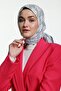 وشاح قطني بحلقة Mk باللون الأبيض