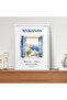 Single Framed Painting Watercolor Series Mykonos Poster Painting Tk/450