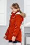 Girl's Removable Hooded Waterproof Down Coat - 6