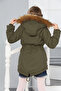 Girl's Removable Hooded Waterproof Down Coat - 4