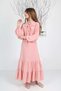 Girl's Chiffon Fabric Lined Long Length Hijab Dress - 3