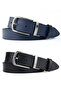 Genuine Leather 3.5cm Classic Men's Belt with Double-Sided Rotating Buckle - 5