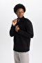Fit Standard Fit Stand Collar Fleece Sweatshirt - 4