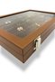 Richbox Earrings Necklace Jewelry Box Tan