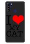 حافظة متوافقة مع P13 Blue Max مقاس 6.49 بوصة من السيليكون المطبوع بنمط iLoveCat
