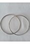 11 cm Silver Metal Round Ring Bag Handle